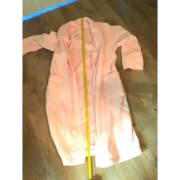 ADONNA- WOMENS PINK 100% COTTON ROBE SIZE MEDIUM - Picture 5 of 5